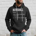 Marshall Name Gift Marshall Funny Definition V2 Hoodie Gifts for Him