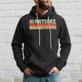 Martinez Surname Funny Retro Vintage 80S Birthday Reunion Hoodie Gifts for Him