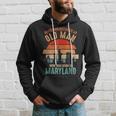 Mb Never Underestimate An Old Man Born In Maryland Hoodie Gifts for Him