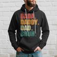Men Dada Daddy Dad Bruh Funny Father Vintage Fathers Day Hoodie Gifts for Him