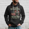 Mens Im A Dad Grandpa And A Veteran Flag Usa Fathers Day 213 Hoodie Gifts for Him