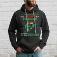 Merry Fishmas Fishing Ugly Christmas Sweater Boy Hoodie Gifts for Him