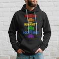 More Equality More Love Human Rights Blm Lgbtq  Hoodie Gifts for Him