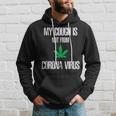 My Cough Isnt From The Virus Funny Weed Weed Funny Gifts Hoodie Gifts for Him
