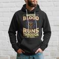 Native Blood Runs Through My Veins Indigenous Peoples Hoodie Gifts for Him