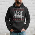 Naughty Holiday Ugly Christmas Sweater Hoodie Gifts for Him