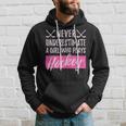 Never Underestimate A Girl Who Plays Icehockey Girl Hockey Hockey Funny Gifts Hoodie Gifts for Him