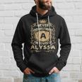 Never Underestimate Alyssa Personalized Name Hoodie Gifts for Him