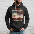 Never Underestimate An Old Man With His Cat Funny Hoodie Gifts for Him