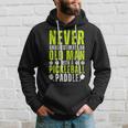 Never Underestimate An Old Man With Pickleball Paddle Funny Hoodie Gifts for Him