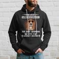 Never Underestimate An Old Woman With A Basset Hound Funny Old Woman Funny Gifts Hoodie Gifts for Him