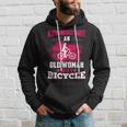 Never Underestimate An Old Woman With A Bicycle Pink Old Woman Funny Gifts Hoodie Gifts for Him