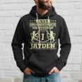 Never Underestimate Jayden Personalized Name Hoodie Gifts for Him