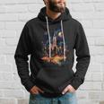 New York City Downtown Skyline Statue Of Liberty Nyc Hoodie Gifts for Him