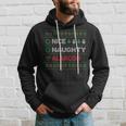 Nice Naughty Alarcon Christmas List Ugly Sweater Hoodie Gifts for Him