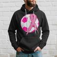 In October We Wear Pink Soccer Breast Cancer Awareness Hoodie Gifts for Him