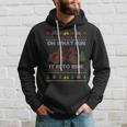 Oh What Fun Bike Ugly Christmas Sweater Cycling Xmas Idea Hoodie Gifts for Him