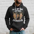 All The Otter Reindeer Ugly Christmas Sweaters Hoodie Gifts for Him