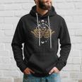 Pagan Blackcraft Wiccan Mysticism Scary Insect Occult Moth Hoodie Gifts for Him