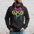 Pan Poly Proud Polyamory Pride Infinity Symbol Pansexual Hoodie Gifts for Him