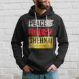 Peace Love Shehnai Musical Instrument Shehnai Player Pungi Hoodie Gifts for Him