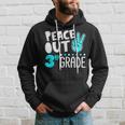Peace Out 3Rd Grade Graduation Last Day School 2021 Funny Hoodie Gifts for Him