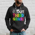 Peace Out 3Rd Grade Happy Last Day Of School Students Hoodie Gifts for Him
