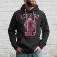 Pink Cowboy Hat Boots Lets Go Girls Western Cowgirls Hoodie Gifts for Him