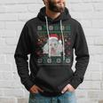 Poodle Christmas Santa Reindeer Ugly Sweater Dog Lover Hoodie Gifts for Him