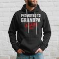 Promoted To Grandpa 2024 Again For New Baby Grandfather Hoodie Gifts for Him