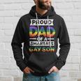 Proud Dad Of A Smartass Gay Son Funny Lgbt Pride Month Men Hoodie Gifts for Him