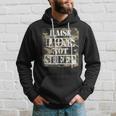 Raise Lions Not Sheep American Patriot Camo Patriotic Lion Hoodie Gifts for Him