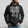 Real Men Use Three Pedals Manual Shift Stick Car Hoodie Gifts for Him