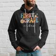 Retro First Grade Vibes 1St Grade Team First Day Of School Hoodie Gifts for Him