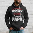 Retro My Favorite Hockey Player Calls Me Papa Fathers Day Hoodie Gifts for Him