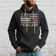 Retro Pearland Area Code 281 Residents State Texas Hoodie Gifts for Him