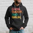 Retro Vintage Dada Daddy Dad Bruh Funny Fathers Day 2023 Hoodie Gifts for Him
