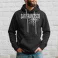 San Francisco California Usa Roots Distressed Design Hoodie Gifts for Him