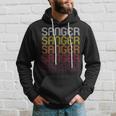 Sanger Ca Vintage Style California Hoodie Gifts for Him