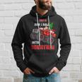 Santa Claus Monster Truck Boys Christmas Xmas Hoodie Gifts for Him