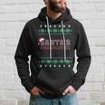 Santa's Chiropractor Ugly Christmas Sweater Hoodie Gifts for Him