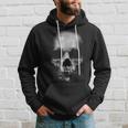 Scary Face Halloween Skull Faded Horror Creepy Spooky Halloween Skull Hoodie Gifts for Him