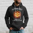 Scary Jack-O-Lantern Pumpkin Spice Makes Me A Better Person Hoodie Gifts for Him