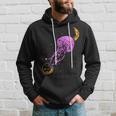 Sea Creature Ocean Animals Moon Space Jellyfish Hoodie Gifts for Him