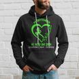 In September We Wear Green Ribbon Lymphoma Cancer Awareness Hoodie Gifts for Him