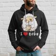 Sheep I Love Boba Bubble Milk Tea Funny Gift CuteGifts For Sheep Lovers Funny Gifts Hoodie Gifts for Him
