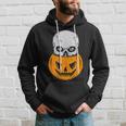Skull Pumpkin Halloween Subtle Minimal Trick Or Treat Halloween Hoodie Gifts for Him
