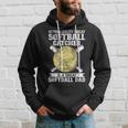 Softball Catcher Dad Pitcher Fastpitch Coach Fathers Day Hoodie Gifts for Him