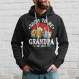 Soon To Be Grandpa 2024 Retro Pregnancy Announcement Dad Hoodie Gifts for Him