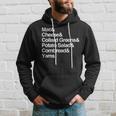 Soul Food Sides Dish List - Thanksgiving Homecooked Meal Hoodie Gifts for Him